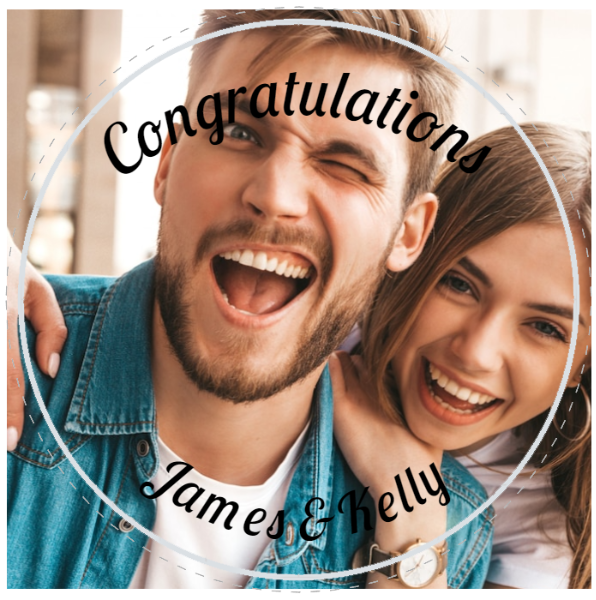 Personalised Wedding Topper | Upload your image