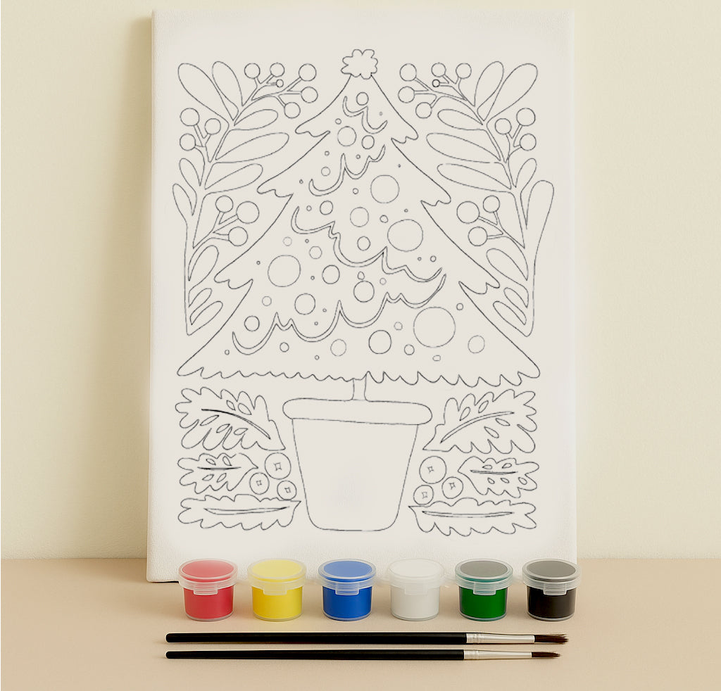 Christmas Paint & Sip Gift Bundle
