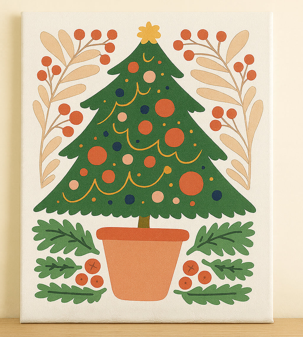Christmas Paint & Sip Gift Bundle