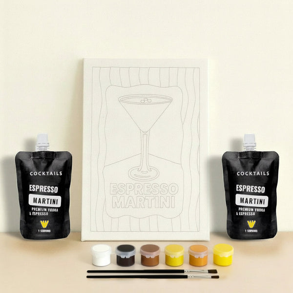 Espresso Martini Paint & Sip Gift Bundle