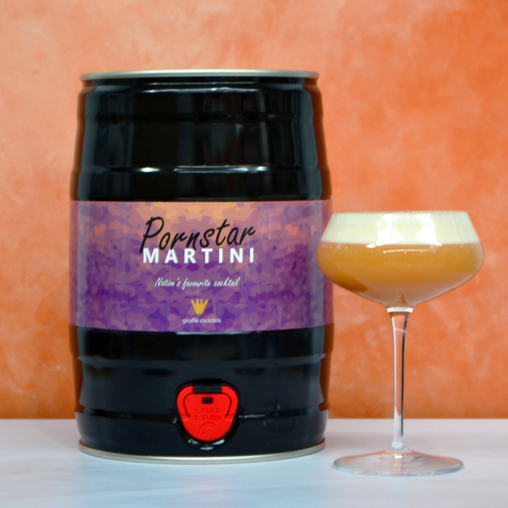 Pornstar Martini 5L Party Keg Giraffe Cocktails