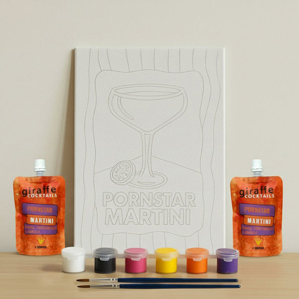 Passionfruit Martini Paint & Sip Gift Bundle