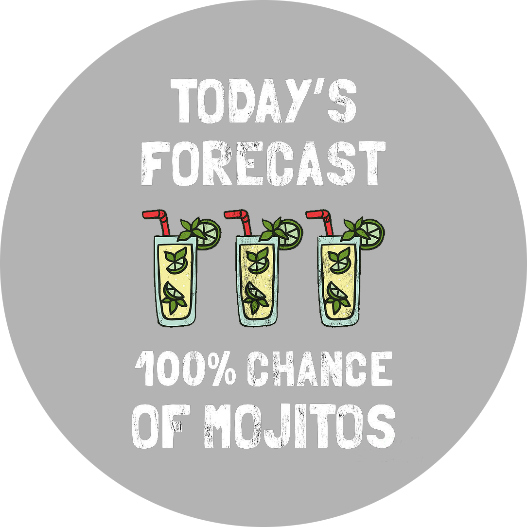 Fun Topper | 100% Chance of Mojitos