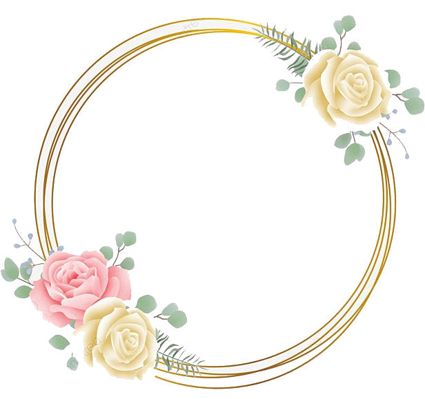 Personalised Wedding Topper | Gold Flower Ring