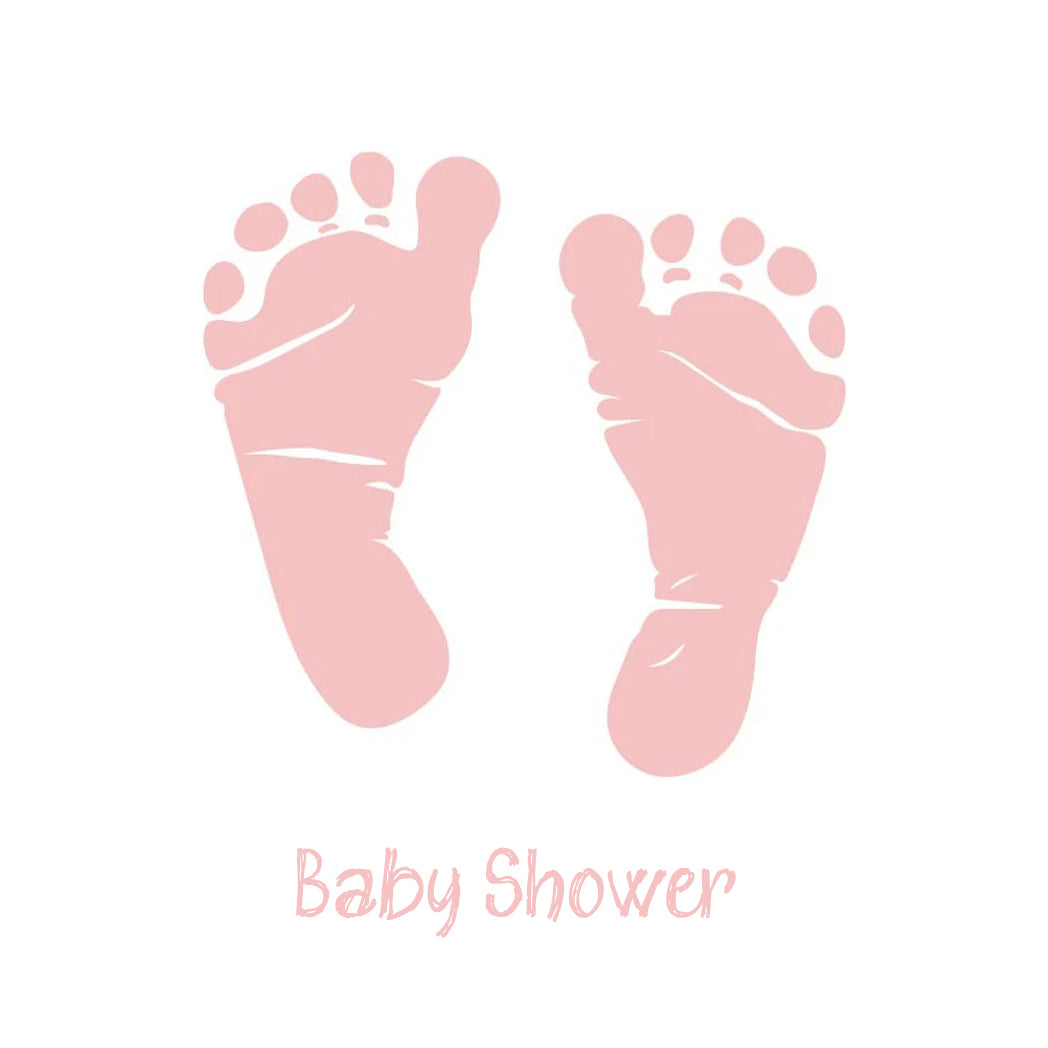 Baby Shower Topper | Pink Feet