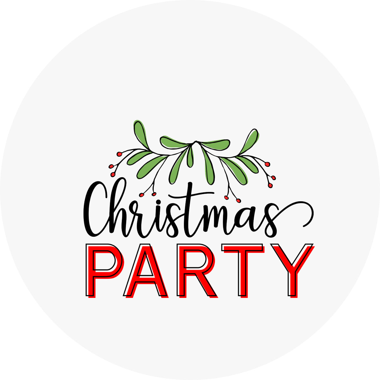 Personalised Christmas Topper | Christmas Party