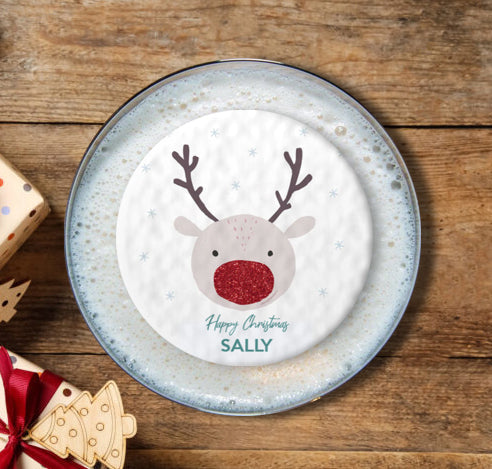 Personalised Christmas Topper | Christmas Reindeer