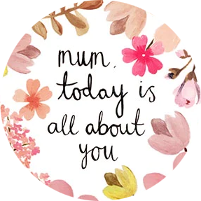 Mothers Day Topper | Today is all about you