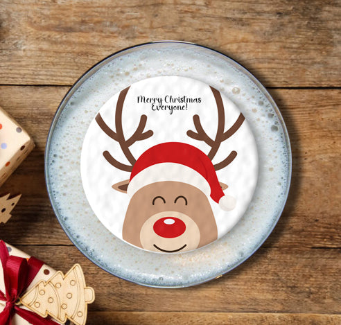 Personalised Christmas Topper | Christmas Reindeer